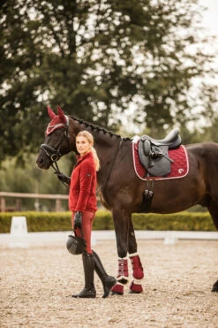 Horze Geneva Dressurschabracke Mit Kunstfell -Reitsportbedarf Verkäufe 2024 17436 mwre 05