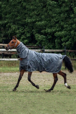 Horze Glasgow Regendecke Mit Halsteil, 400g -Reitsportbedarf Verkäufe 2024 24111 IGG SLBR 05