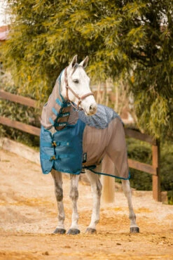 Horze Kenya Leichte Mesh Weidedecke Mit Abnehmbarem Halsteil -Reitsportbedarf Verkäufe 2024 24204 581 07