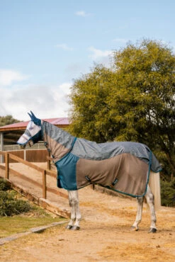 Horze Kenya Leichte Mesh Weidedecke Mit Abnehmbarem Halsteil -Reitsportbedarf Verkäufe 2024 24204 581 09