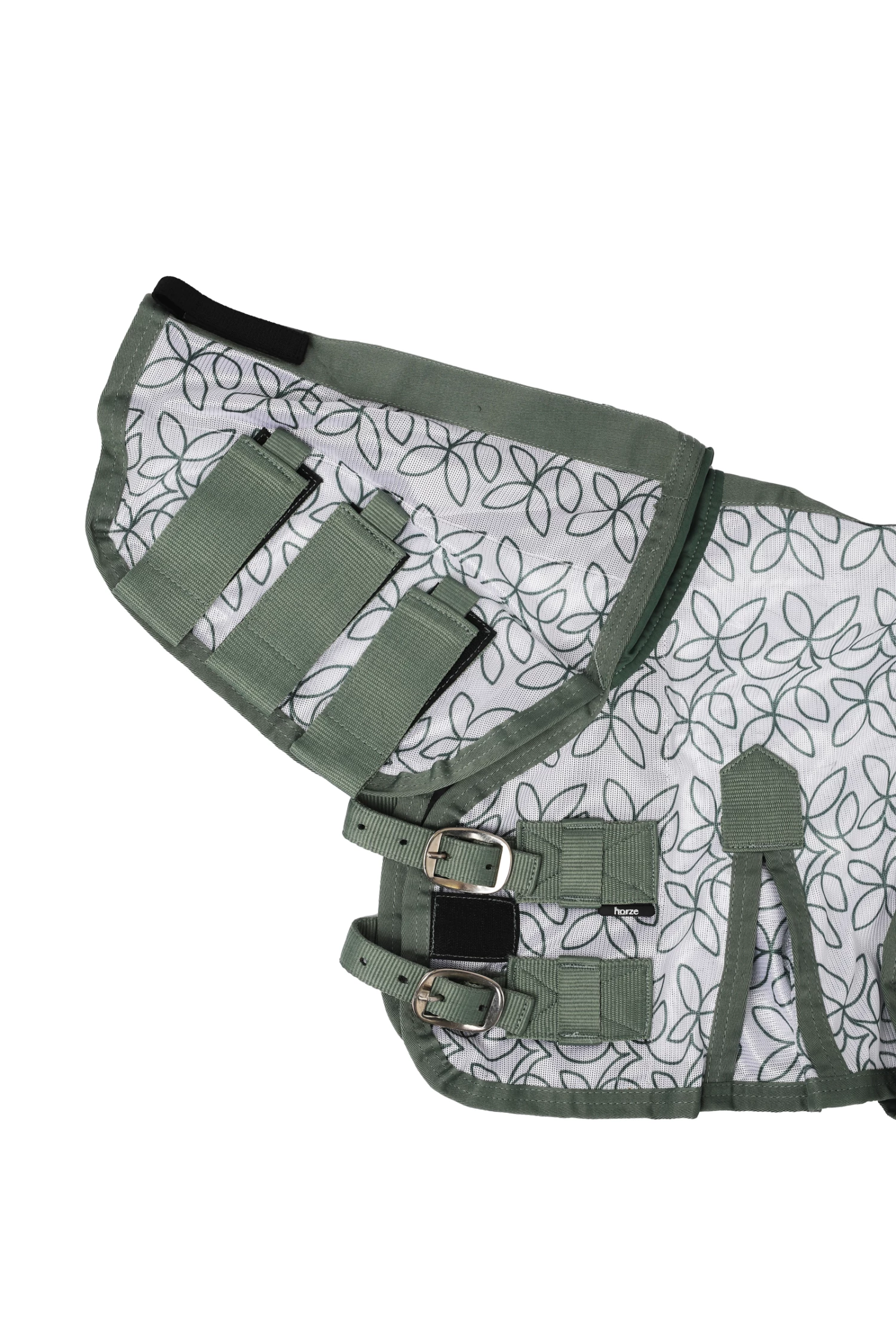 Horze Defender Fliegendecke Mit Festem Halsteil Und Bauchlatz 3 Horze Defender Fliegendecke Mit Festem Halsteil Und Bauchlatz