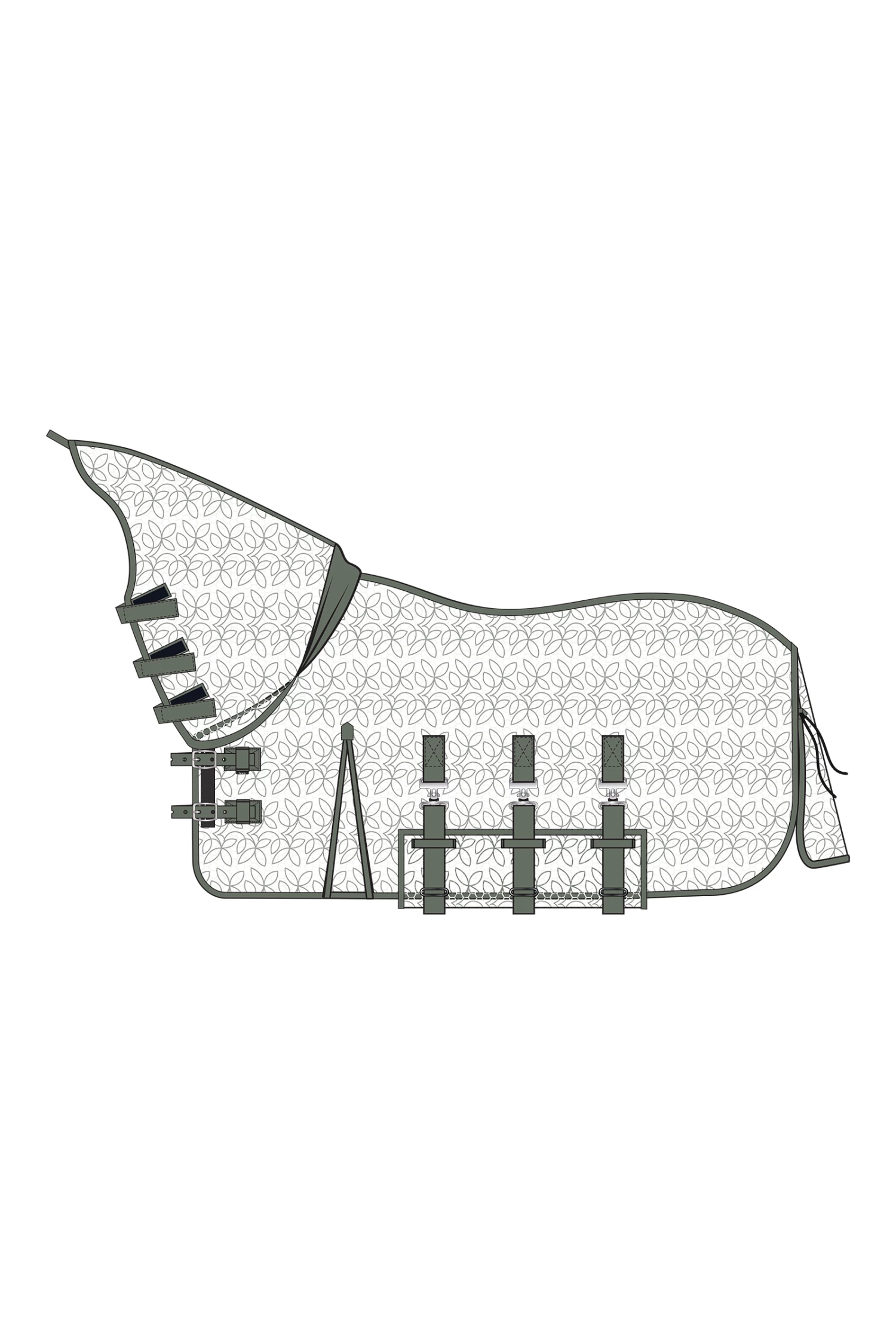 Horze Defender Fliegendecke Mit Festem Halsteil Und Bauchlatz 6 Horze Defender Fliegendecke Mit Festem Halsteil Und Bauchlatz – Bild 4