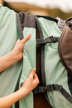Horze Paso Fino Fliegenausreitdecke Mit Abnehmbarem Halsteil Und UV Schutz -Reitsportbedarf Verkäufe 2024 24896 616 10