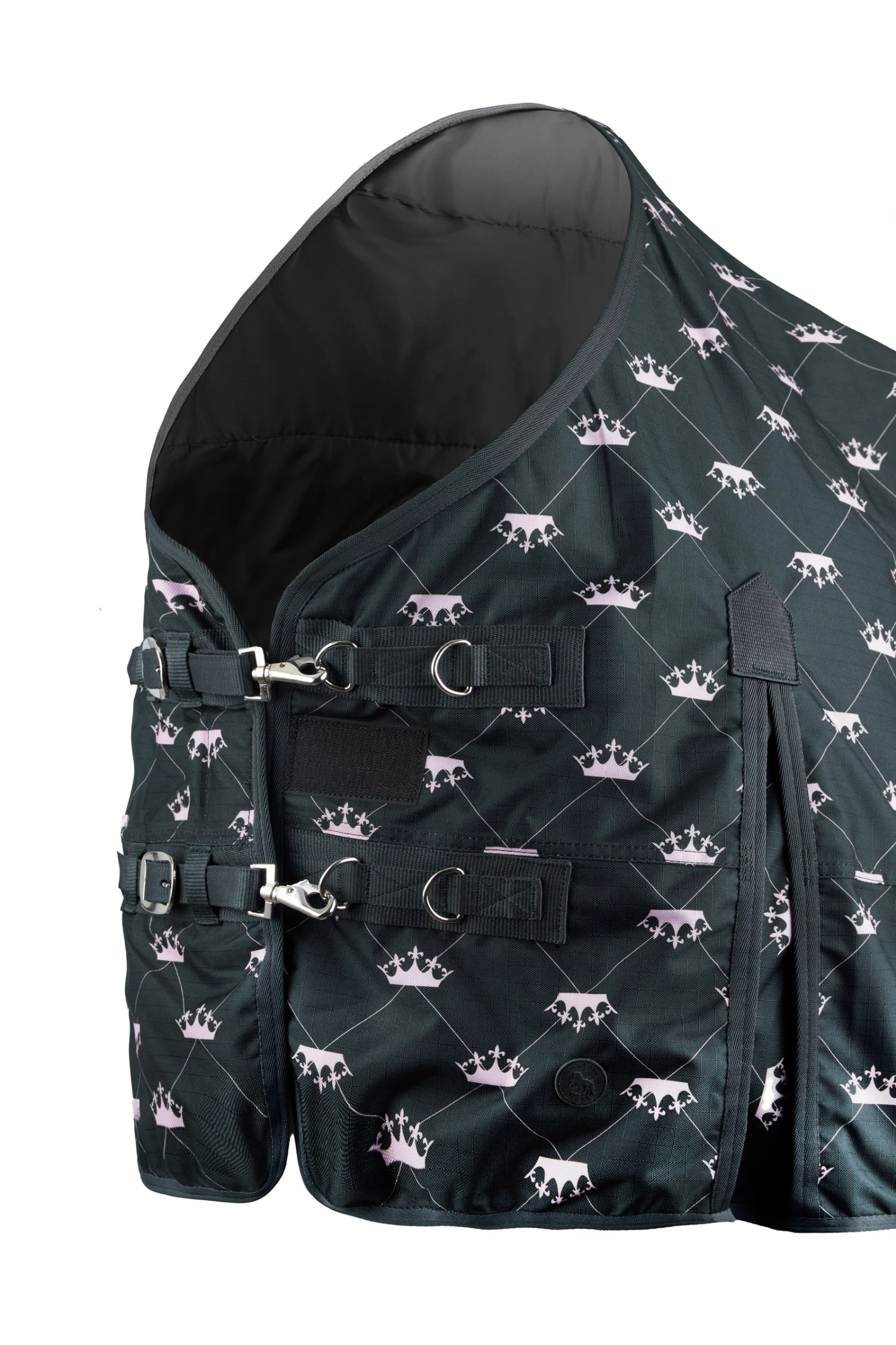 Horze Pony Regendecke Mit Kronenprint, 100g 4 Horze Pony Regendecke Mit Kronenprint, 100g – Bild 2