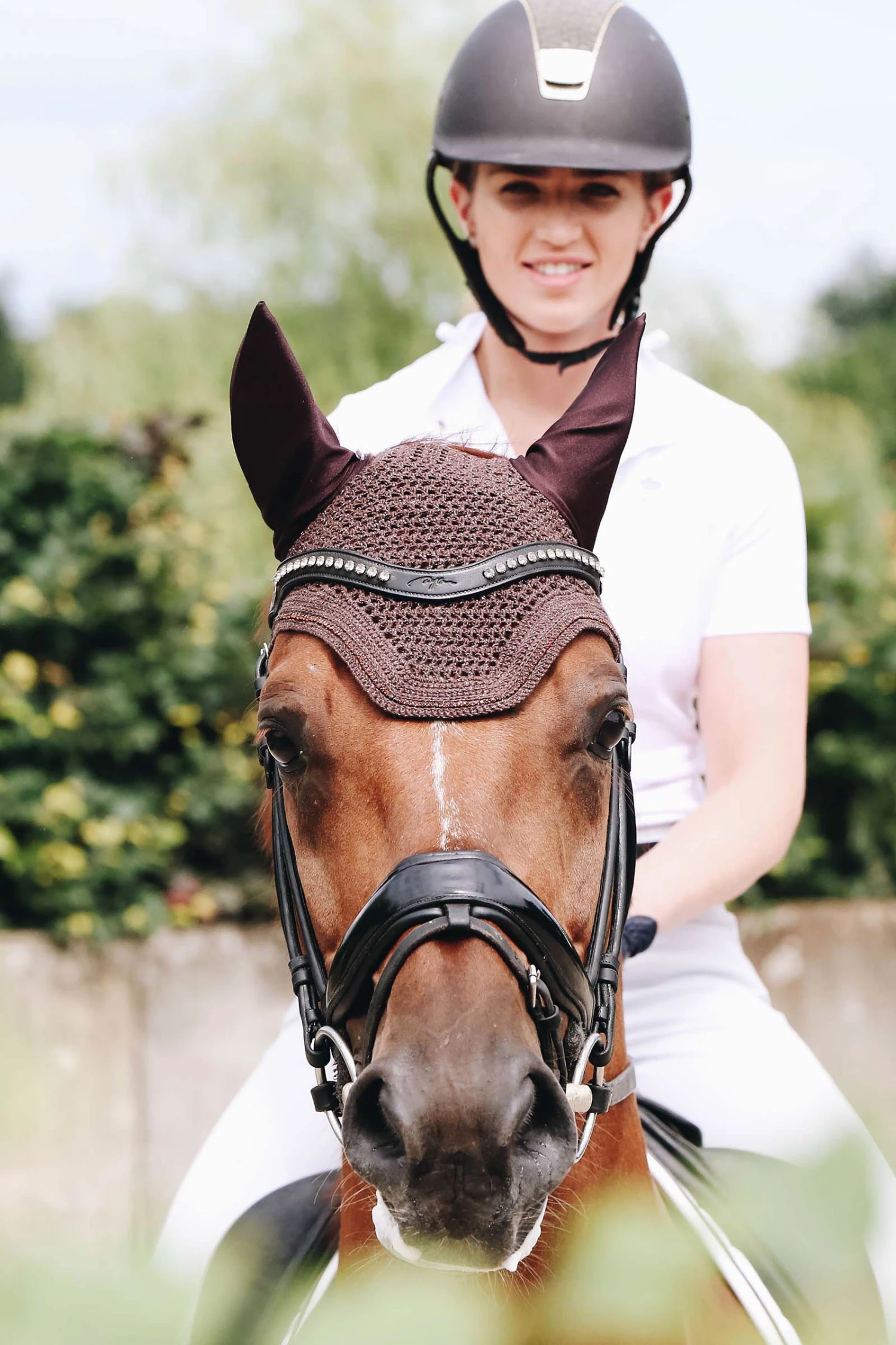 Kentucky Horsewear Wellington Sparkling Fliegenhaube 7 Kentucky Horsewear Wellington Sparkling Fliegenhaube – Bild 5