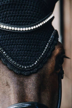 Kentucky Horsewear Stone & Pearl Soundless Fliegenhaube Lang -Reitsportbedarf Verkäufe 2024 329944 BL 2