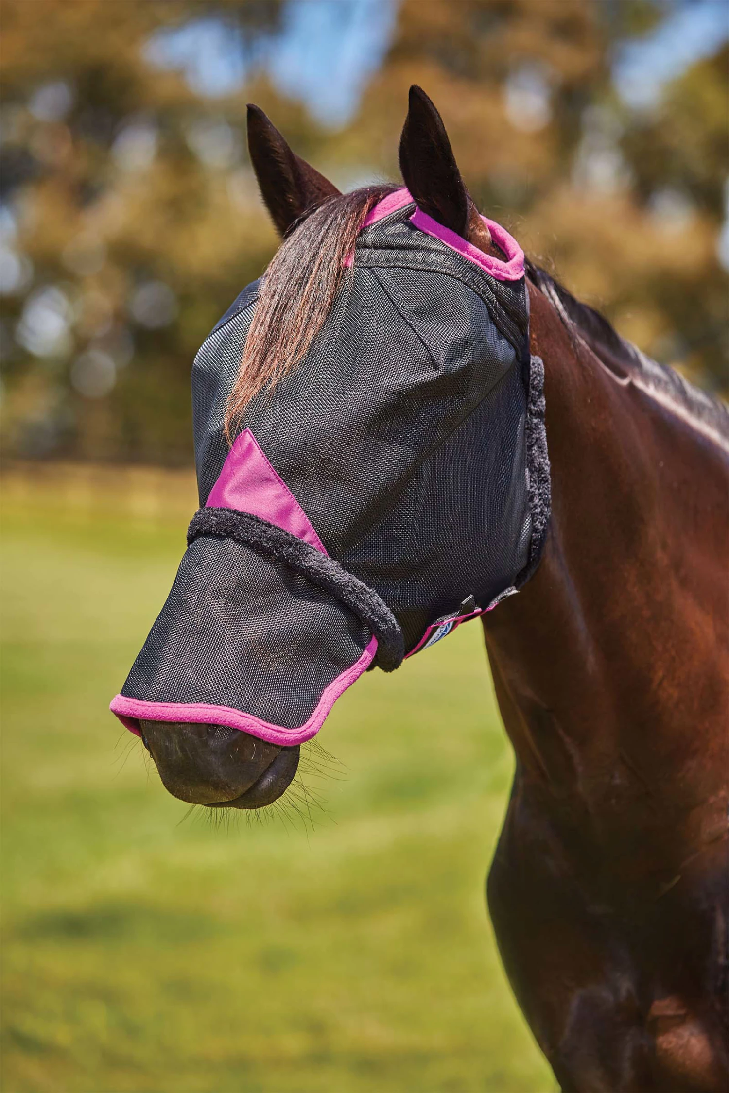 Weatherbeeta Comfitec Deluxe Durable Mesh Fliegenmaske Mit Nüsternschutz 3 Weatherbeeta Comfitec Deluxe Durable Mesh Fliegenmaske Mit Nüsternschutz