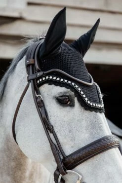 Kentucky Horsewear Wellington Steine & Perlen Fliegenhaube -Reitsportbedarf Verkäufe 2024 341247 BL 2
