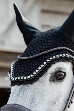 Kentucky Horsewear Wellington Steine & Perlen Fliegenhaube -Reitsportbedarf Verkäufe 2024 341247 BL 3