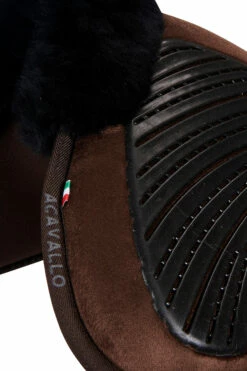 Acavallo Close Contact Gel & Memory Foam Pad Mit Lammfell -Reitsportbedarf Verkäufe 2024 342256 BR BL 4