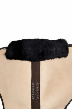 Acavallo Close Contact Memory Foam Sattelpad Mit Lammfell -Reitsportbedarf Verkäufe 2024 342257 LBR BL 4